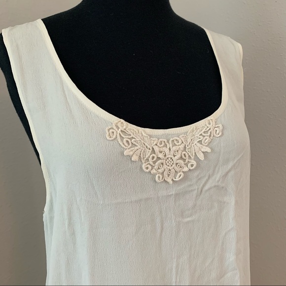 Vintage Lace Rayon Dress - Picture 2 of 8